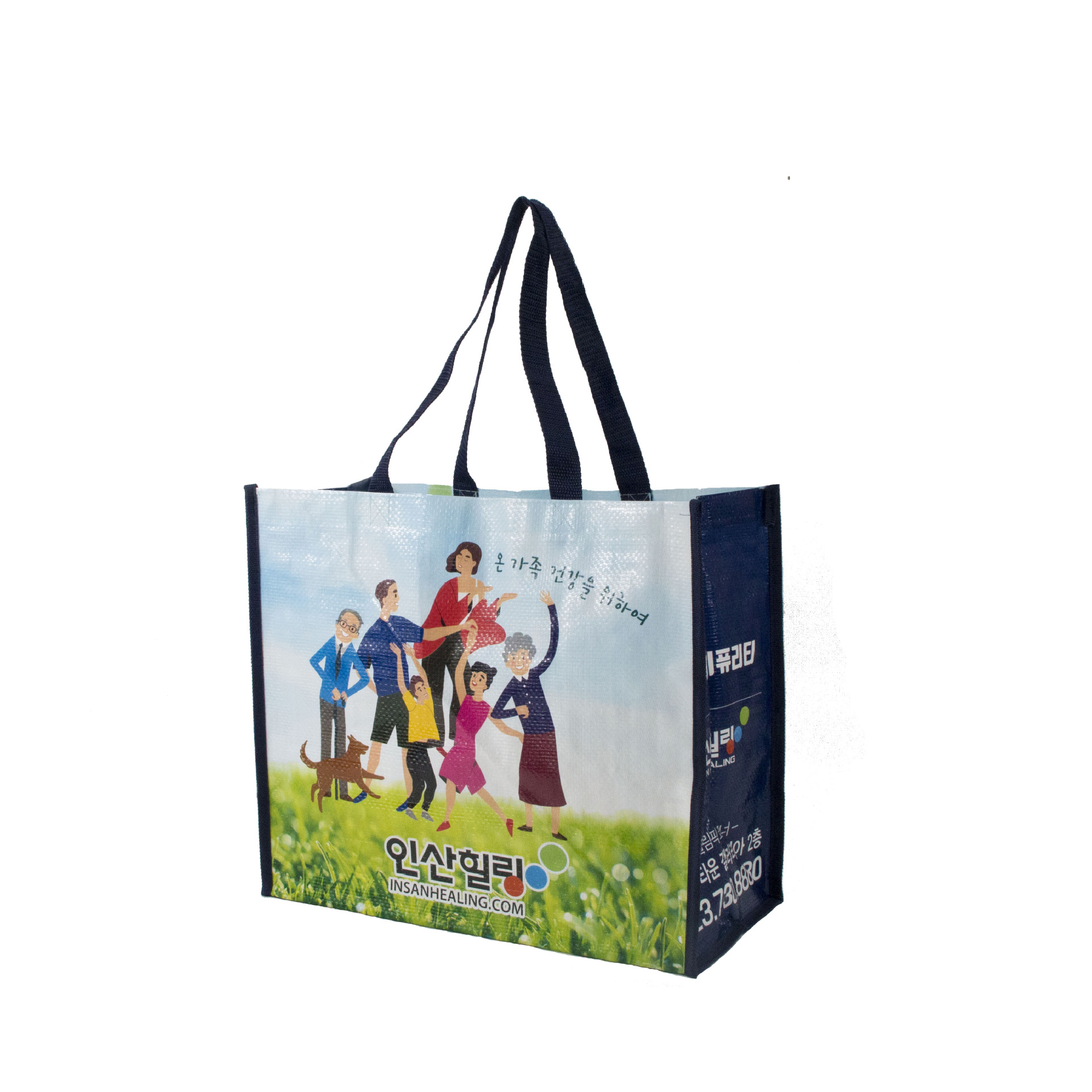 手提编织袋pp复合塑料手提袋超市服装购物袋覆膜彩印收纳礼品袋子