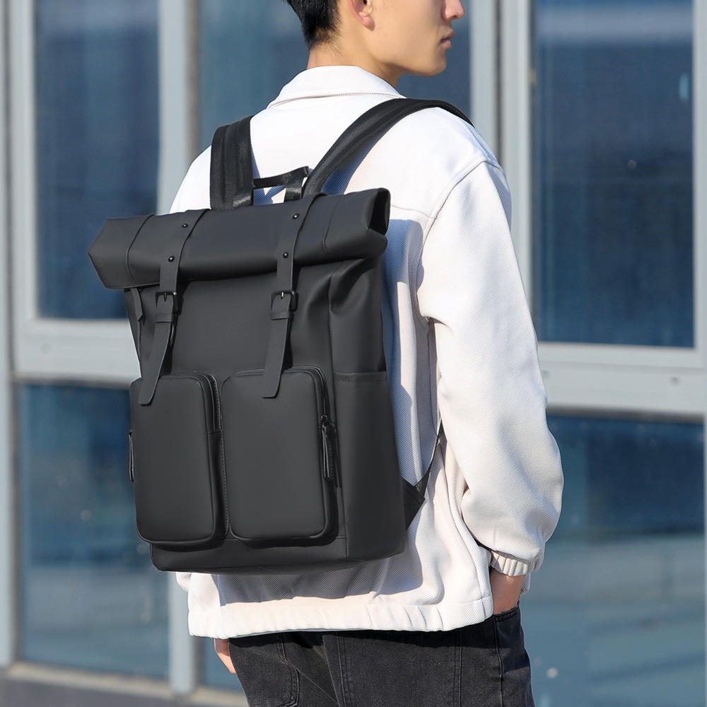 Stilvoller Laptop Rucksack Für Herren Freizeit Und Geschäftsreise_voghion.com
