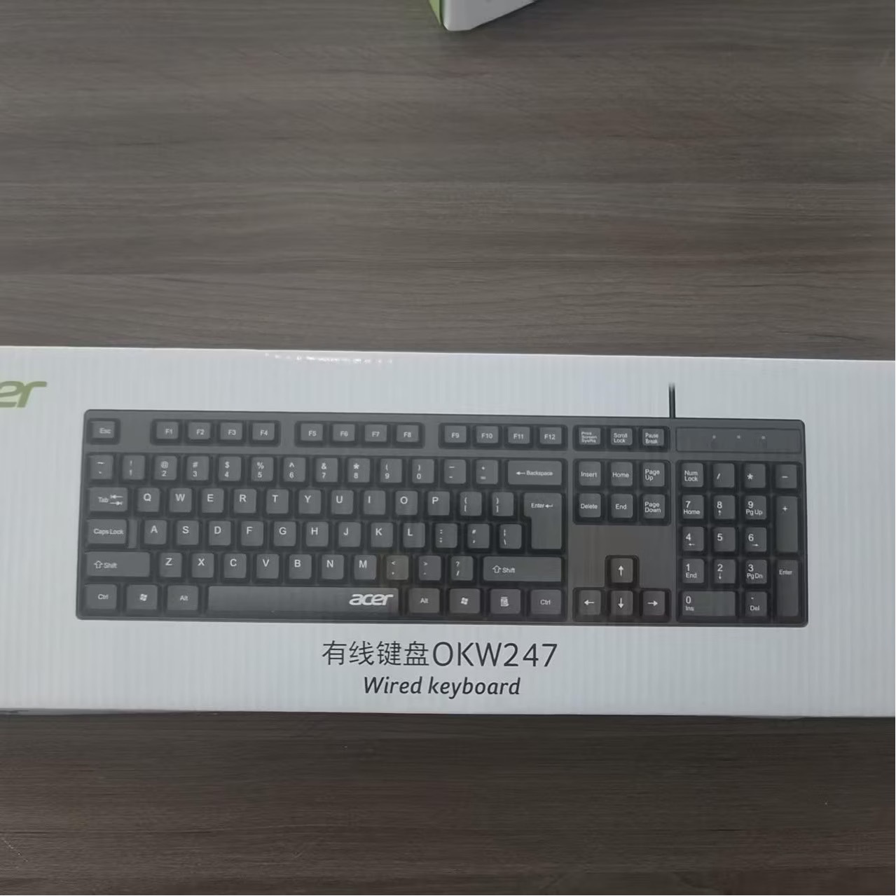 K212B新包装OKW247有线键盘USB商务电脑办公家用外设现