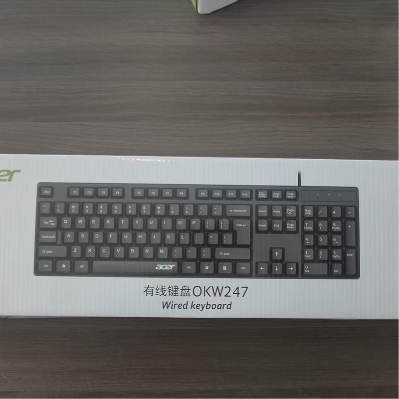 K212B new packaging OKW247 wired keyboard USB business computer office home peripherals now available