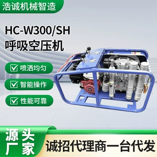 源头厂家HC-W300/SH呼吸空压机潜水消防充气泵全自动停机排污泵