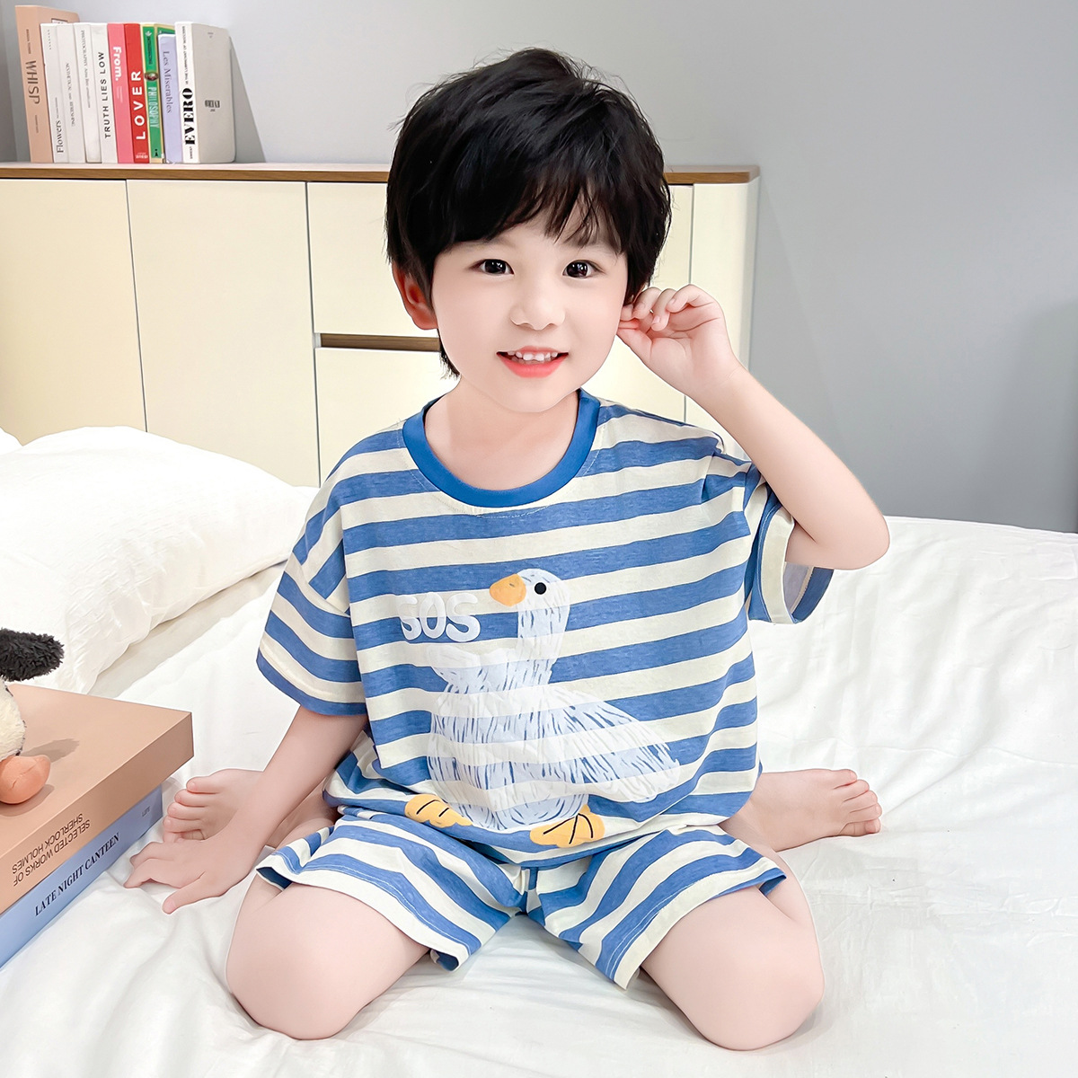 Summer cotton children's pijama for boys