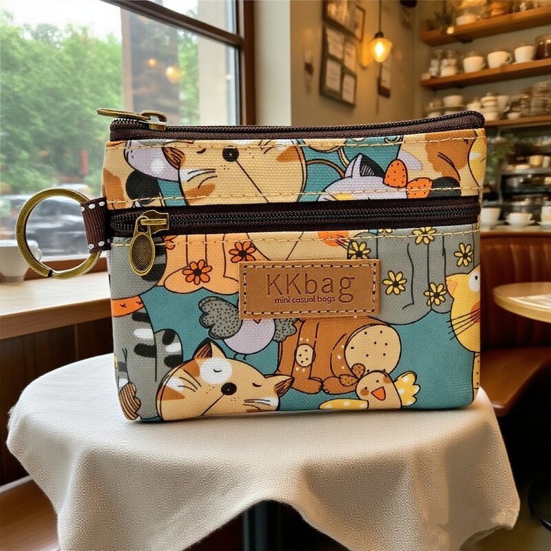 Export Hot-Selling Printed Laminated Cartoon Coin Purse, Anti-Fouling and Waterproof Lipstick Coin Storage Bag, Women's Bag-In-Bag Export Hot-Selling Printed Laminated Cartoon Coin Purse, Anti-Fouling and Waterproof Lipstick Coin Storage Bag, Women's Bag-In-Bag