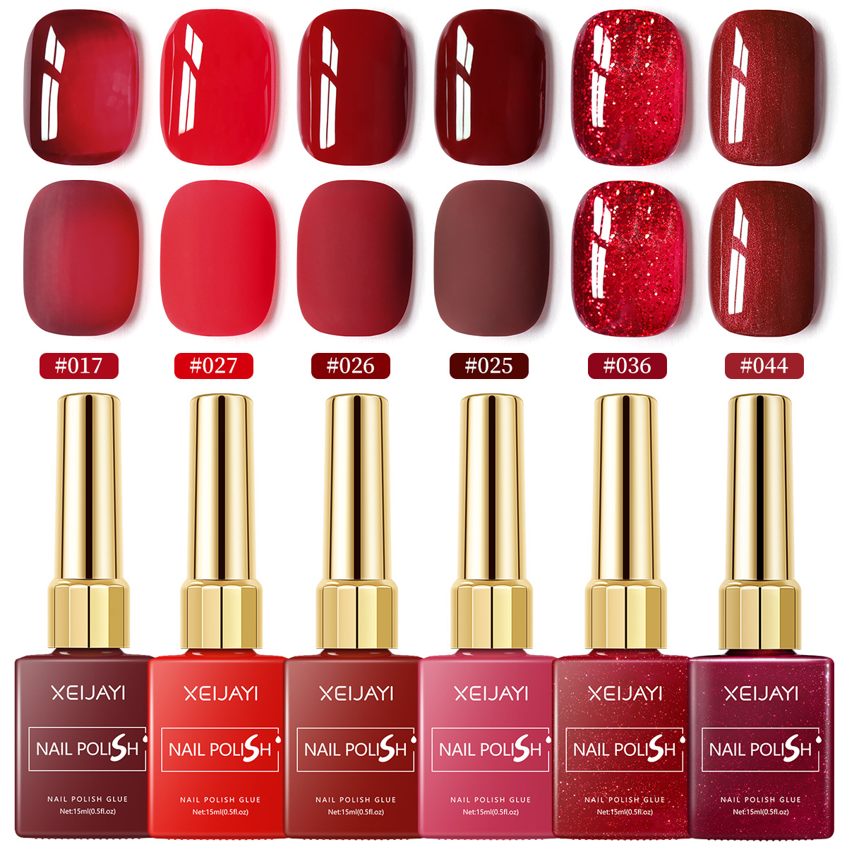 El pegamento de manicura de color rojo de Anchor 2026 nuevo Bordeaux rojo rojo especial para la manicuría de uñas