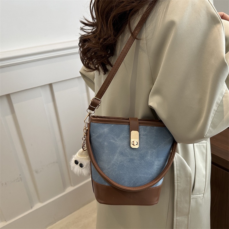 Otoño y invierno Meirad bolsos de mano para mujeres 2024 invierno nuevo estilo nuevo estilo de moda retro bolsos de balde bolsos de mochila para mujeres