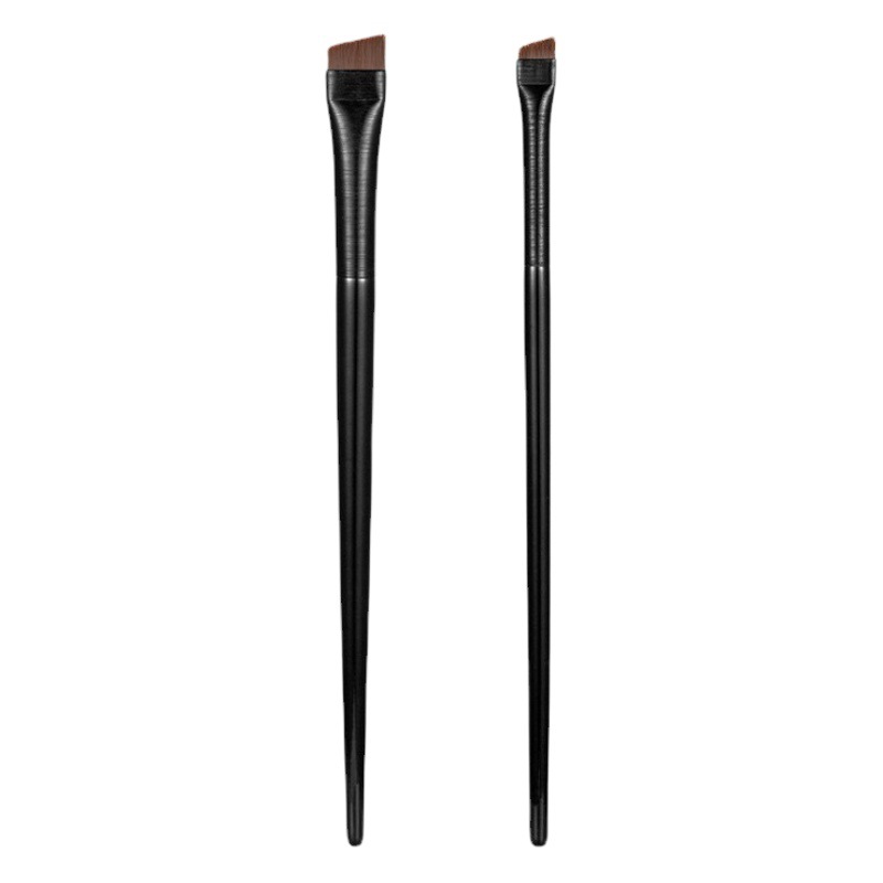 Wang Xiaoxiao mismo estilo hoja delineador cepillo A102 cabeza plana oblicua ceja cepillo ojo acostado gusano de seda ceja polvo corrector maquillaje cepillo