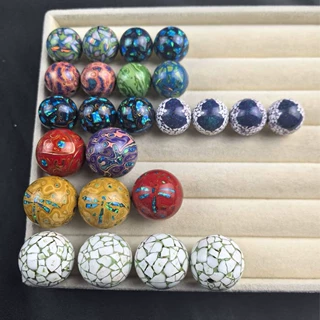 批发红金螺钿大漆珠手串多宝珠文玩佛珠手链饰品直播摆摊货源代发