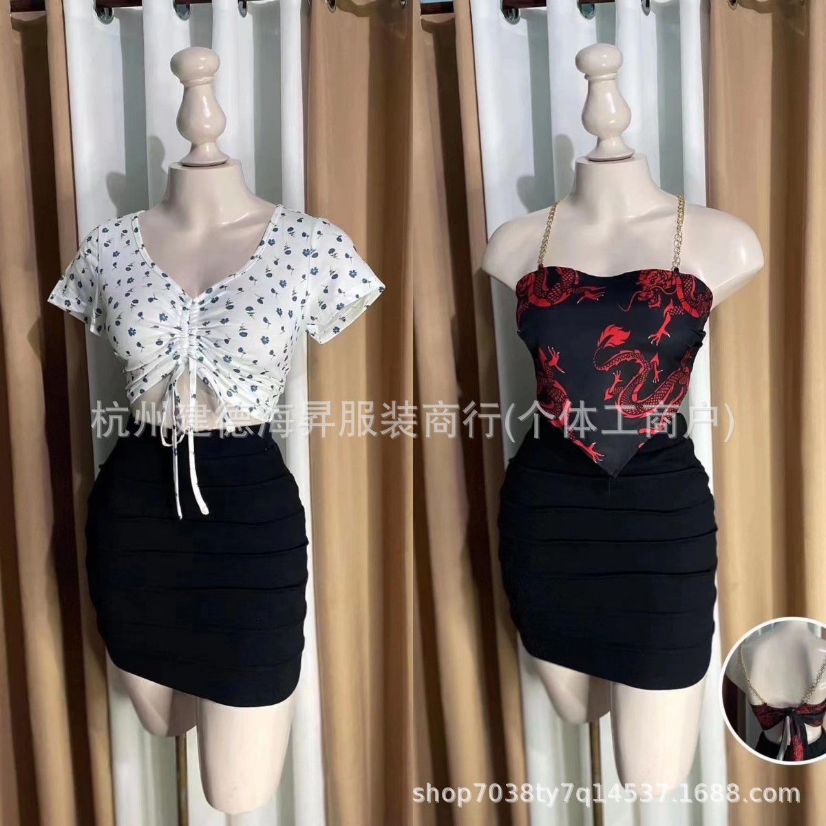 Nuevo comercio exterior SHEIN camisas de mujer, moda, ropa de mujer sexy, fábrica de verano a bajo precio, artículos diversos