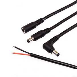 DC线5521充电线  公母插12V监控摄像机接头2/0.3mm 电源线