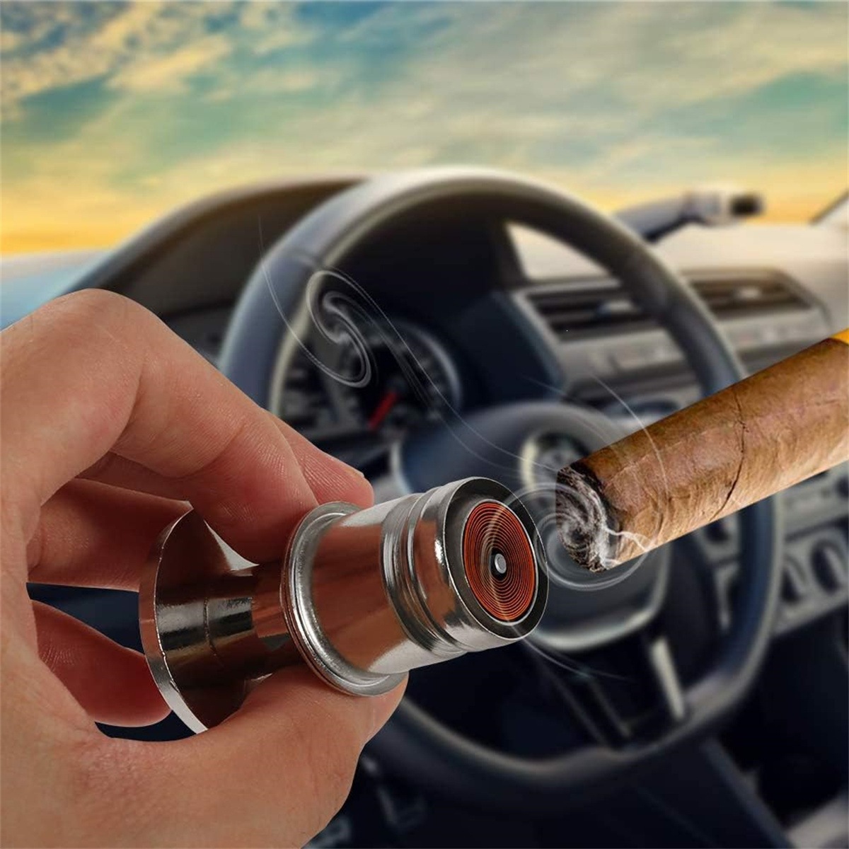 Car Cigarette Lighter 12V Car Cigarette Lighter Motorcycle AliExpress Wish Amazon Bestseller New Cross-Border Trade Product