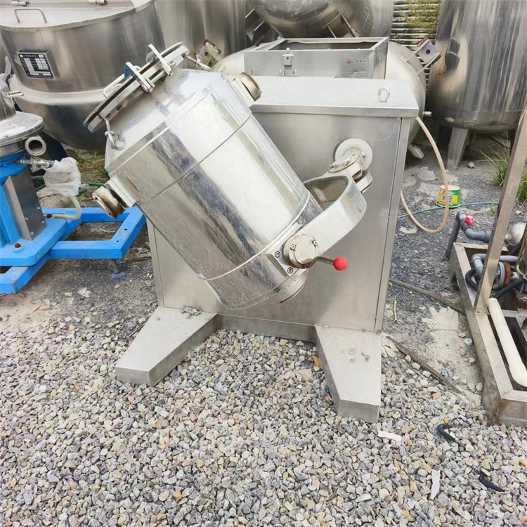 购销二手鸡精饲料三维混合机 调味品混料机药粉搅拌机
