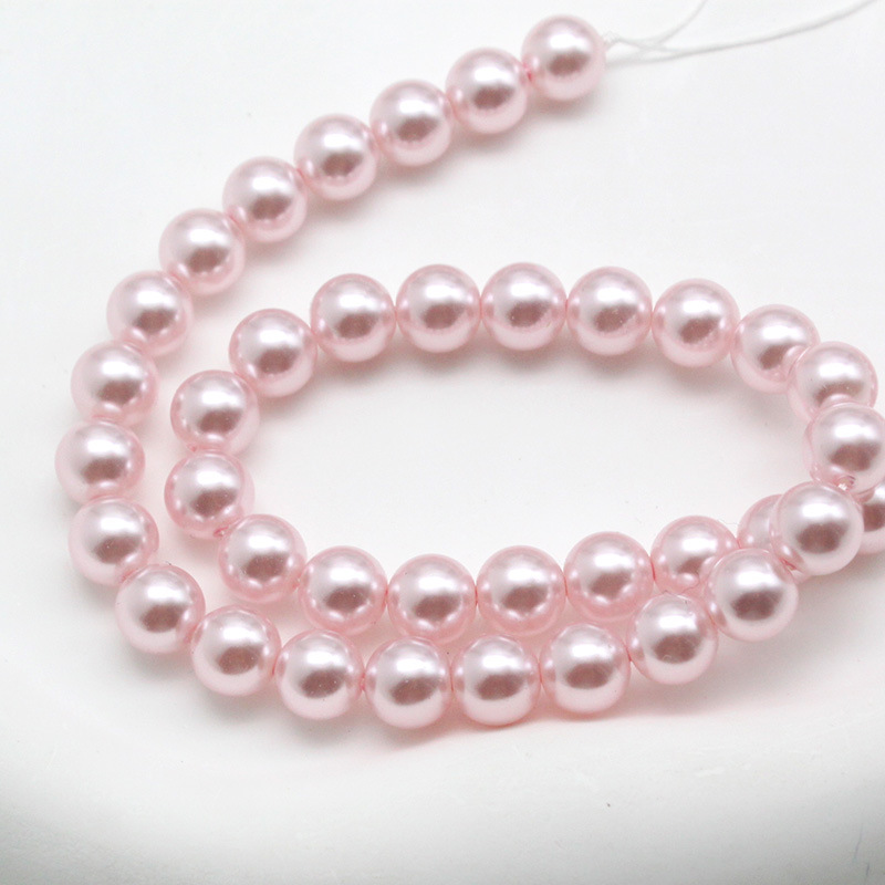 Shijia Pearl de vidrio de perlas de dopamina de color serie de cuentas didiy pulseras collares accesorios image 4