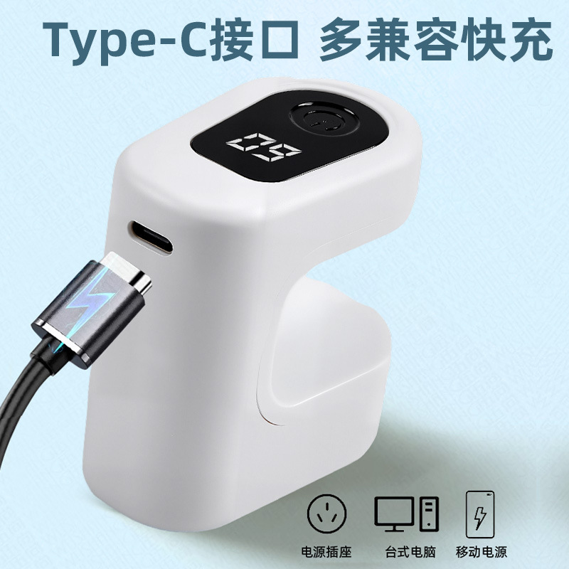 新款便携式定时美甲灯带数显速干光疗机迷你LED油胶指甲烤灯|undefined