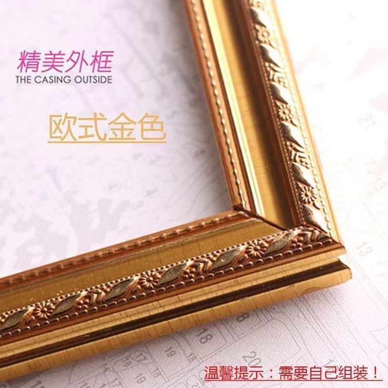 Digital oil painting frame, black decorative painting frame, minimalist European-style combination picture frame, DIY oil painting frame, easel Digital oil painting frame, black decorative painting frame, minimalist European-style combination picture frame, DIY oil painting frame, easel