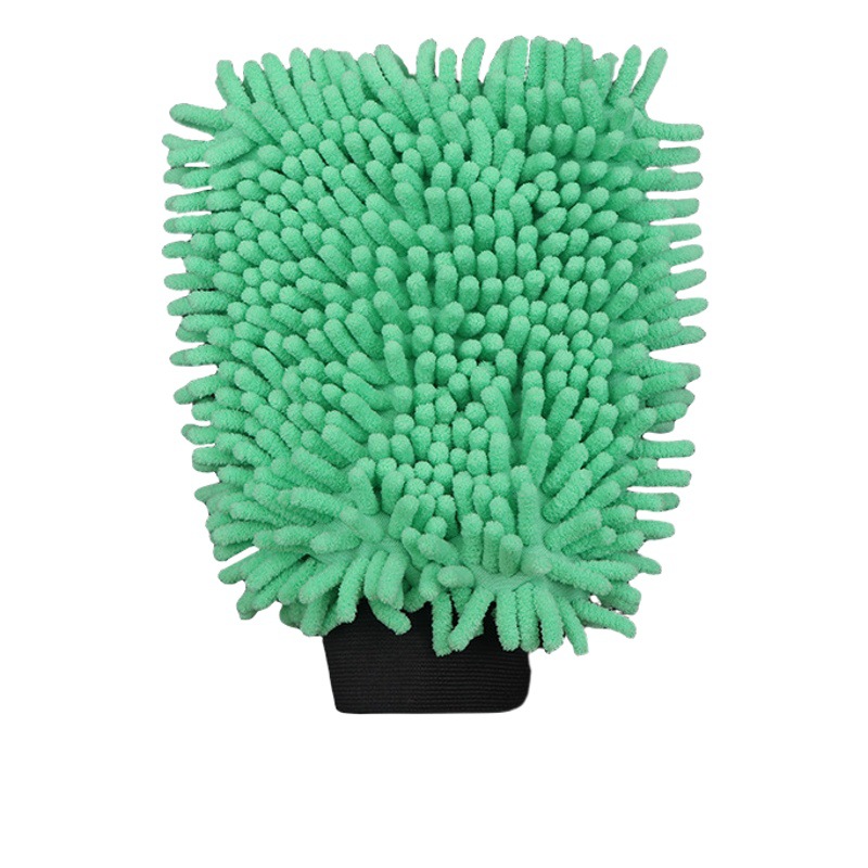 Guantes de lavado de coches lana impermeable cepillo de mano coche esponja chenille coral Velvet car wash shop especial oso Palma trapo