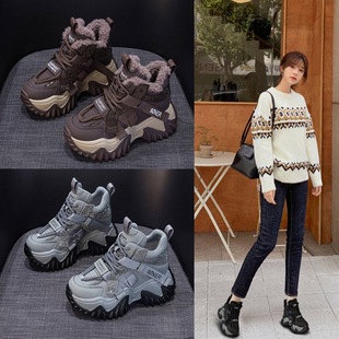 8cm����ϵ�ЬŮС���Ӄ��������e�\��Ь2025�ﶬ�¿�ٴ��ɸ�Ь