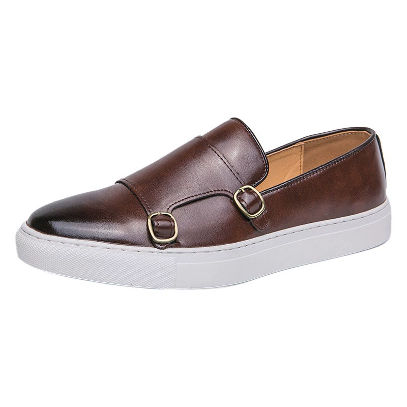 Трансграничная мужская деловая повседневная обувь AliExpress Wish, британские Мокасины, модная универсальная обувь для досок