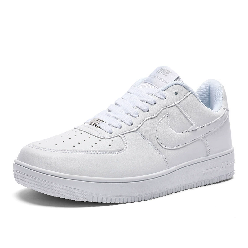 Кроссовки Nike Air Force 1 низкие (мужские), белые спортивные, размеры 35–47