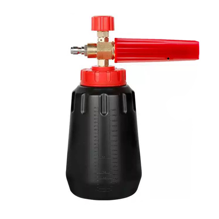 厂家批发新款泡沫喷壶高压快速接头扇形PA壶洗车水枪泡沫壶批发