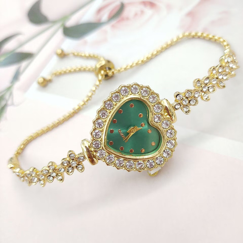 40g Weight Ordinary Glass Mirror Material Alloy Strap Material Watch Classification Pointer Display Type Buckle Buckle Style Heart-Shaped Dial Shape Holiday, Banquet, Selfie Occasion Quartz Movement Heart Shape Pattern Women's Gender Elegant, Lady Style Elegant Lady Heart Shape Buckle Quartz Watch Women's Watches 6