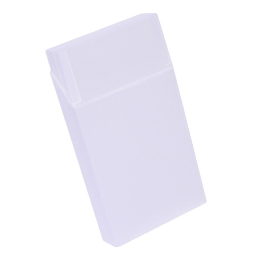 Plastic transparent flip-top thin cigarette box wholesale bulk cigarette box DIY cream glue box women's thin cigarette box storage box