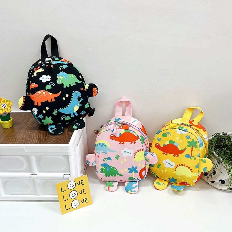 Children's school bag for kindergarten, cartoon dinosaur, backpack for boys and girls, Korean style