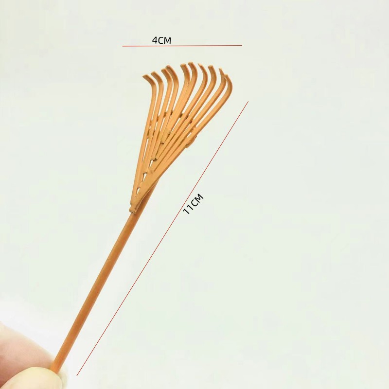 dollhouse  miniatures΢��ʳ��diyģ�ͷ������������ɨ��ľ����