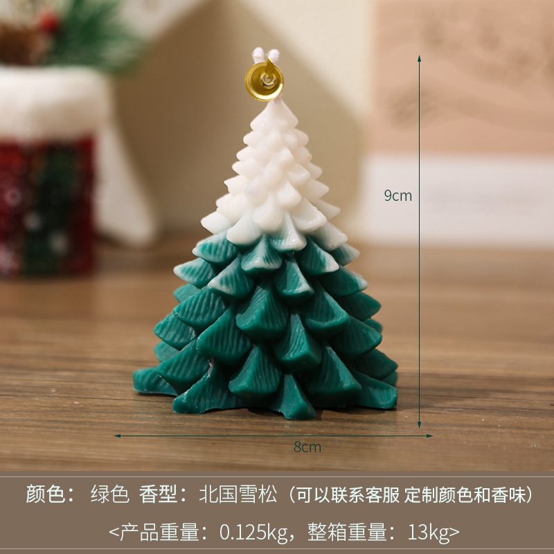 クリスマスクリスマスツリー香薫ろうそくお土産ins創意家庭装飾セット撮影道具祝日礼|undefined