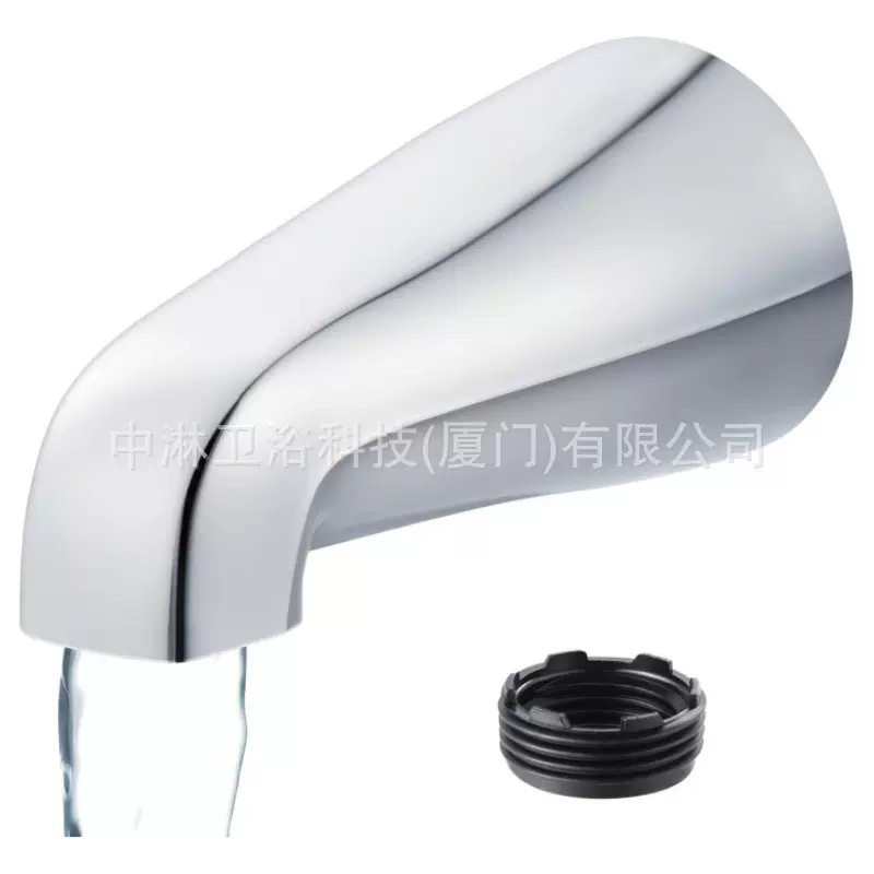 北美卫浴工厂无内芯 浴缸龙头 锌合金面盆下出水龙头 外贸亚马逊