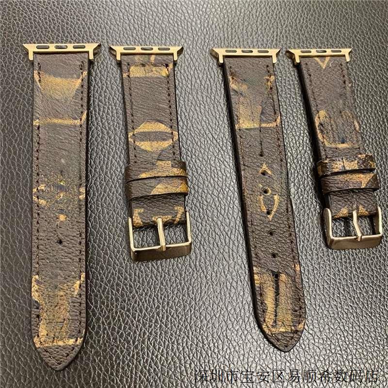 Big Brand Presbyopia Suitable for Apple 49 Watch Strap 42 Leather Watch Strap 38Iwatch40 Leather Bowl Strap 44/45