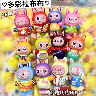 Cross-border Hot Sale LABUBU Slow Rebound Rab Cloth Pinch Music Decompression Vent Doll Artifact Ornament Toy
