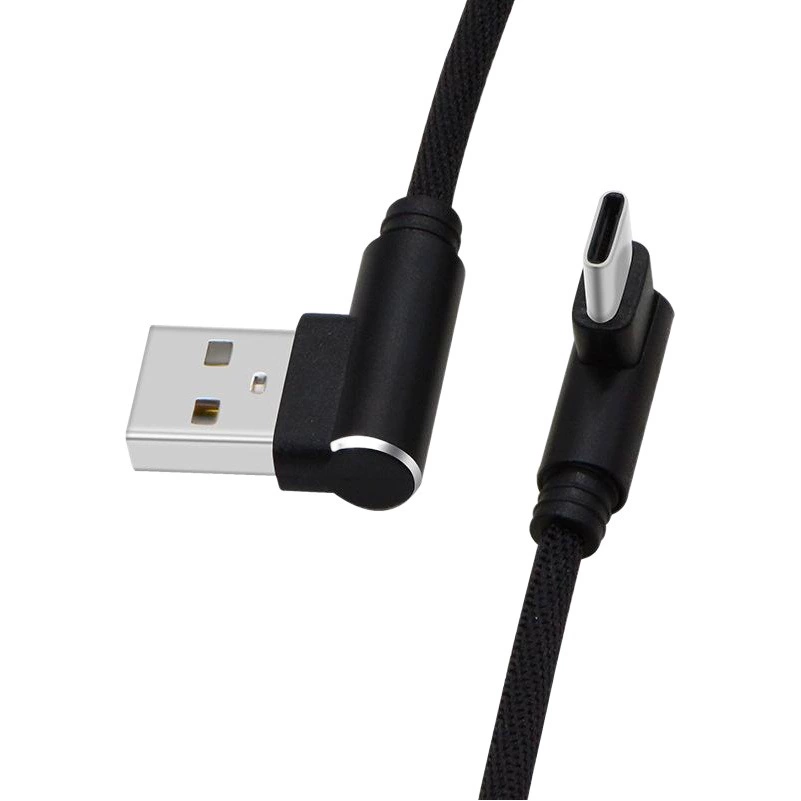 Двойной локоть кабель для передачи данных новый тканый алюминиевый корпус зарядный кабель подходит для Android Apple Type-C кабель для быстрой зарядки мобильного телефона