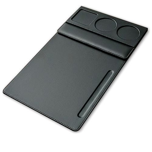 Office A4 file folder backing board A4 conference backing board clip Hotel small note holder This PU writing board can be customized with LOGO
