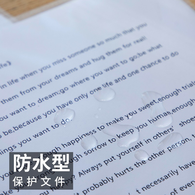 11 홀 투명 파일 가방 보호 필름 a4 투명 루스 리프 포켓 정보 삽입 폴더 보호 가방 파일 가방