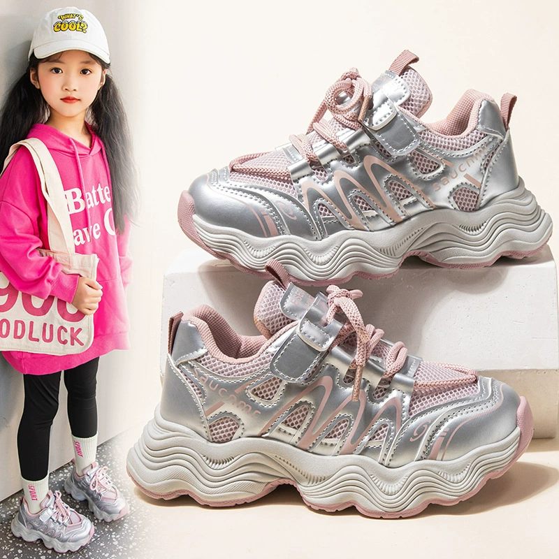 Обувь для девочек 2024 осень новая детская обувь Ocean Ocean Tide Спортивная обувь