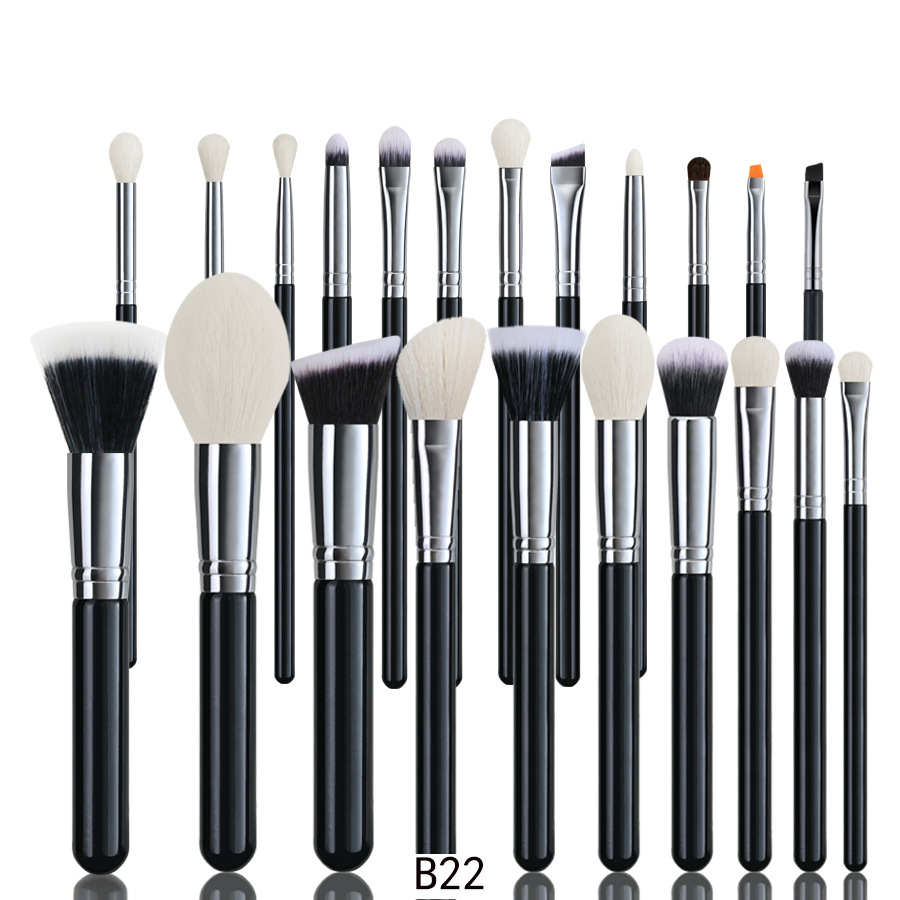 Zonia 20 piezas/15 piezas/30 piezas/42 piezas/24 piezas juego de pinceles de maquillaje cepillo de polvo suelto de pelo de animal venta directa transfronteriza