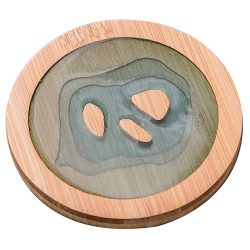 Resin Bamboo Tea Coaster Tea Set Accessories Tea Ceremony Household Tea Mat Bamboo Sauce Bamboo Kung Fu Tea Coaster Coaster
