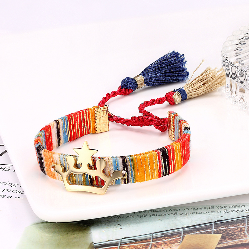 Polyester Chain Material Simple Style Geometric Alloy Polyester Plating Gold Plated Unisex Bracelets