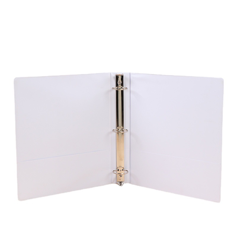 PVC フォルダー A4 ダブルクリップ肥厚ルーズリーフブックプルクリップ防水シェル学生テスト用紙収納ファイルフォルダー