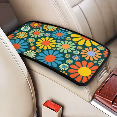Printed Car Armrest Box Mat, Armrest box pad - 654069269792932925