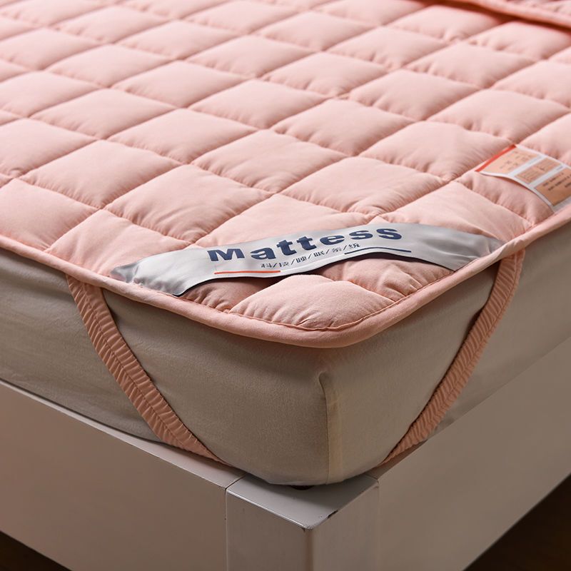 Cotton Mattress Bed Pad Tatami Anti-Slip Protective Pad Cotton Thickened Mattress Single and Double Student Dormitory Cross-Border Direct Sales