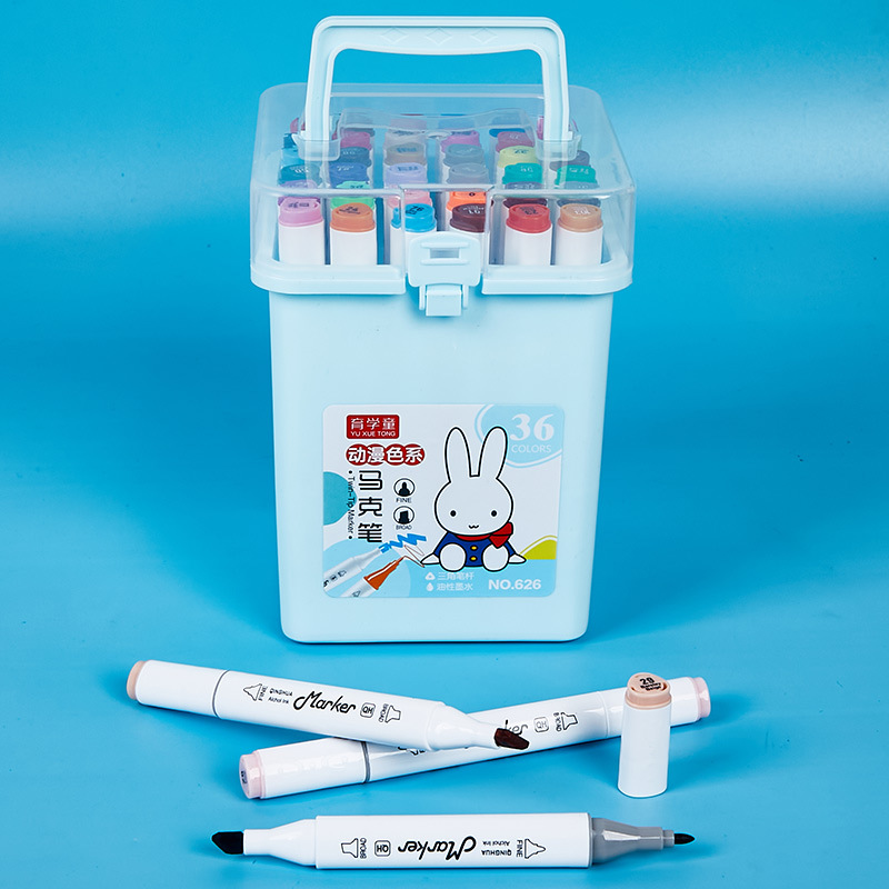 Doble cabeza triángulo alcohólico marcador pop cartel pluma pintura diseño graffiti arte estudiante rotulador