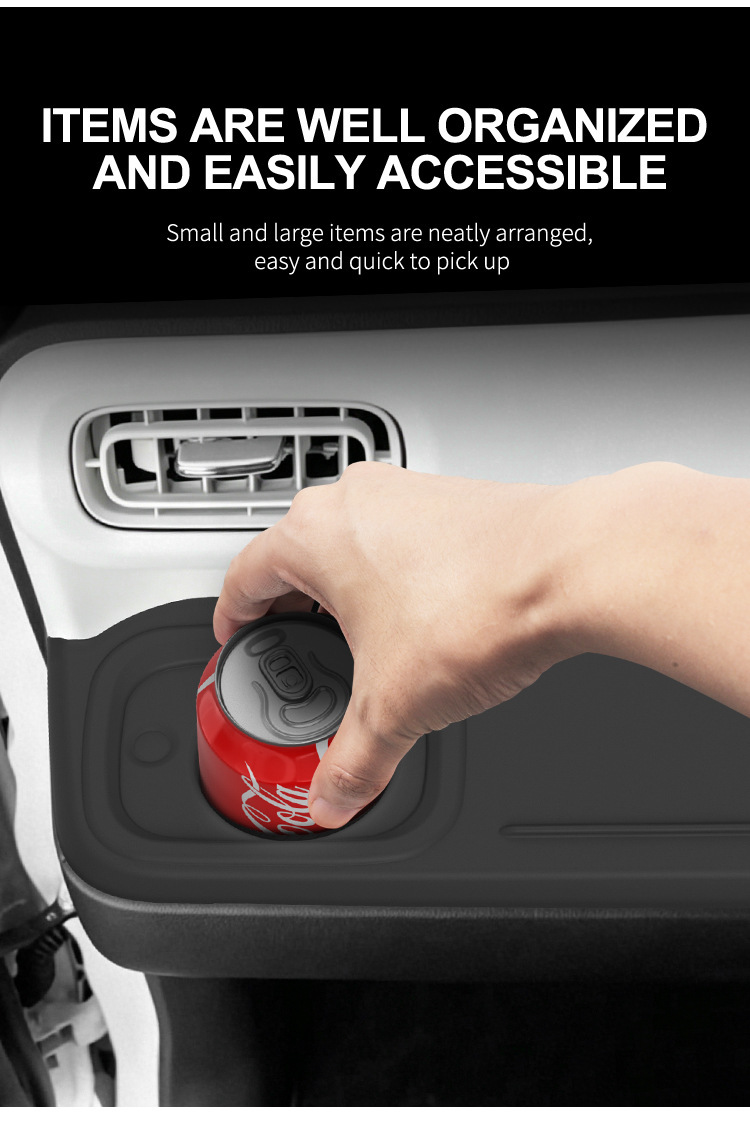 Suitable for 22-25 Models of Daihatsu Canbus Dashboard Storage Mat, Water Cup Holder, Silicone Protective Anti-Slip Mat, Interior Accessories