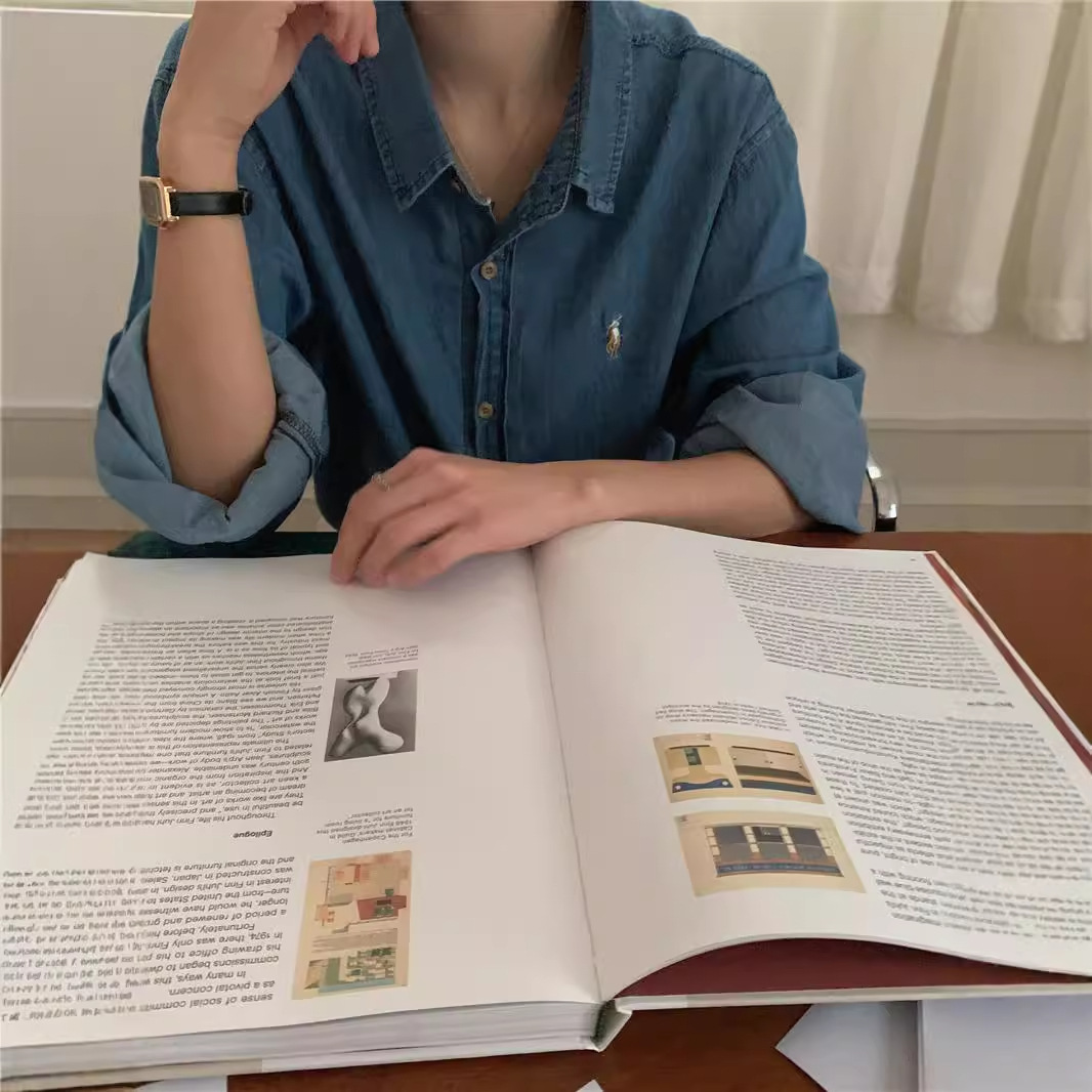 리얼 샷 2024 간단한 클래식 포니 자수 폴로 칼라 워시 워터 데님 긴 소매 셔츠의 한국어 버전