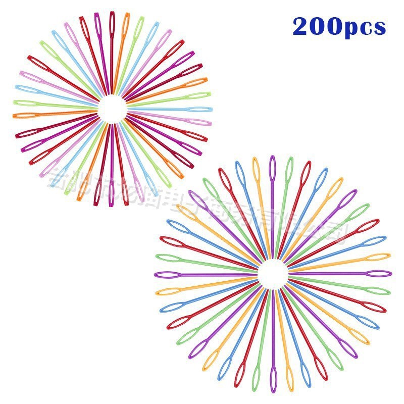 Agujas de Coser para Suéteres de Plástico Multicolor 5.5/7/9/15 cm para Tejido de Lana image 12