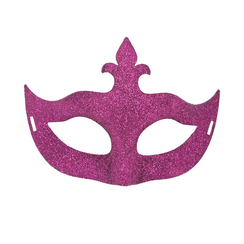 Carnaval nuevo polvo brillante máscara de flecha máscara de Halloween máscara de fiesta decoración máscara de mitad de cara