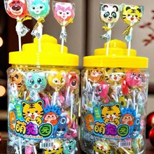 棒棒糖水果味糖果小卖部整箱批儿童休闲小零食品创意卡通糖果批发