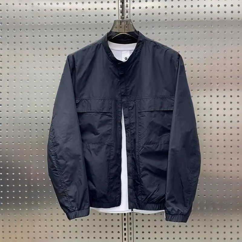 2026 New Long-Sleeved Stand-Up Collar Loose Fit Boys' Jackets, Youthful Popular Style, Youth Casual Style