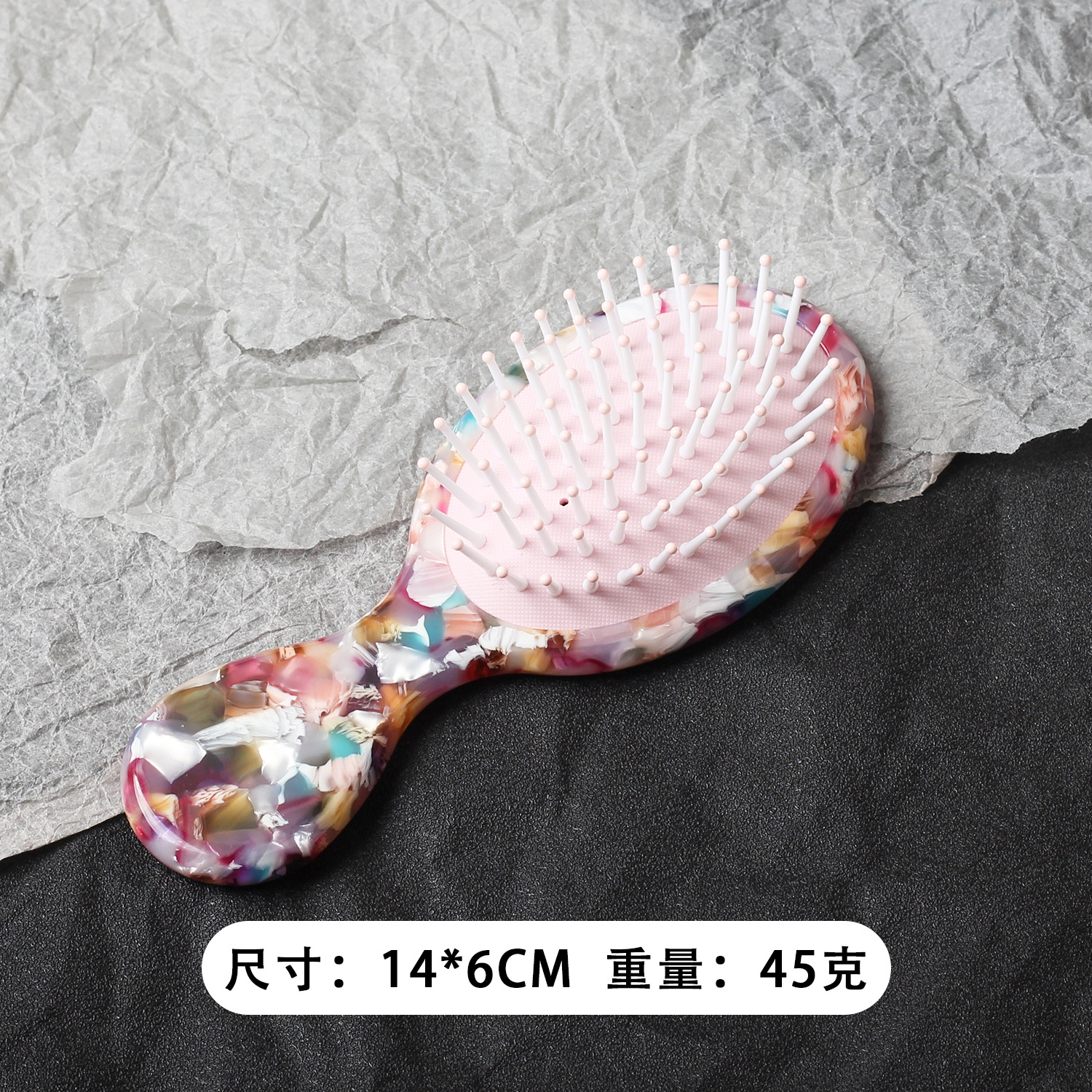 Nuevo peine de acetato con airbag para niños, cepillo para el cabello lindo y elegante para niñas, pequeño peine de masaje portátil. image 9