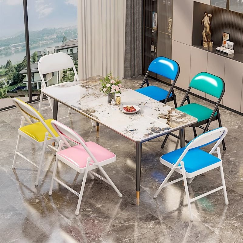 Office Chair, Simple Backrest Chair, Home Folding Chair, Computer Chair, Training Conference Chair, Dining Chair, Dormitory Portable Folding Chair